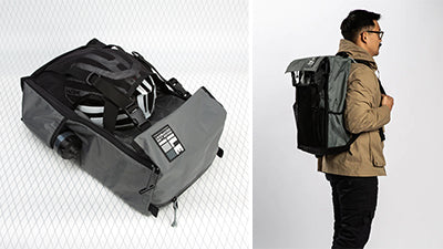 アクセサリー ILE Race Day Bag Black Race Day Bag | 21L Backpack | Weatherproof Travel, Commute