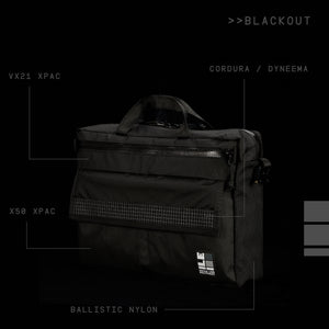 Laptop Bag: Blackout Patchwork