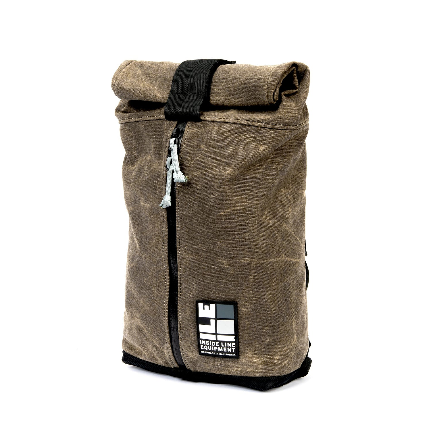 8L small backpack - Lightweight Backpack - hiking day pack - XPAC - Water-resistant Roll-Top - hydration sleeve - waterproof YKK zipper - Made in California