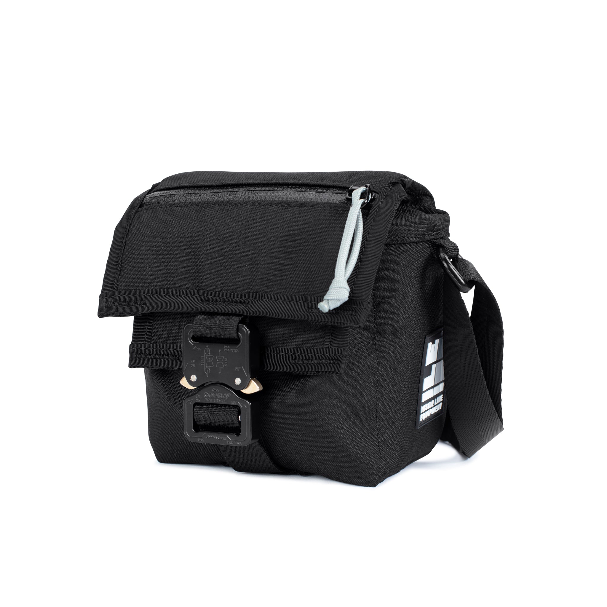 Black Cordura handmade camera cross body - mirrorless camera - street photography - Cobra buckle - XPAC - made in USA
