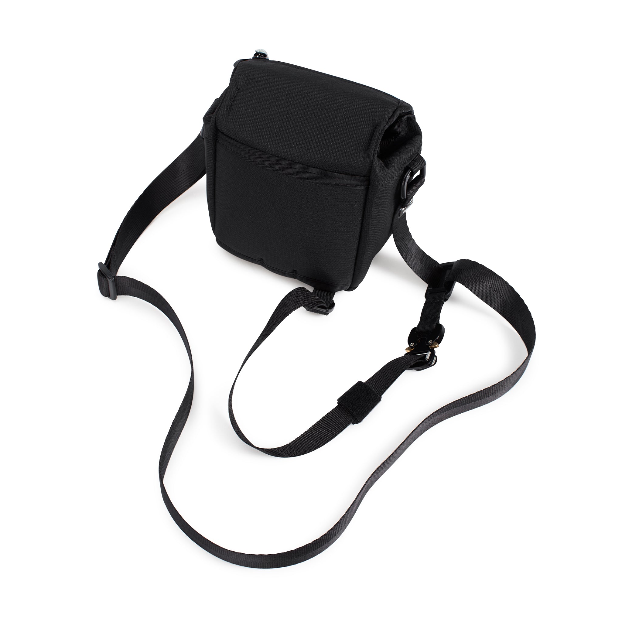 Black Cordura - handmade camera cross body - mirrorless camera - street photography - Cobra buckle - XPAC - made in USA