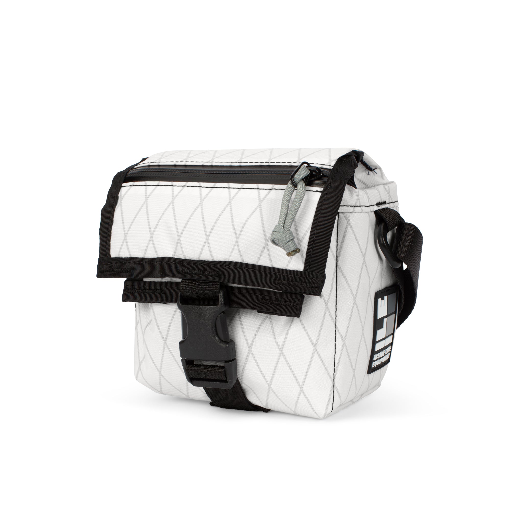 White VX21 - handmade camera cross body - mirrorless camera - street photography - Cobra buckle - XPAC - made in USA