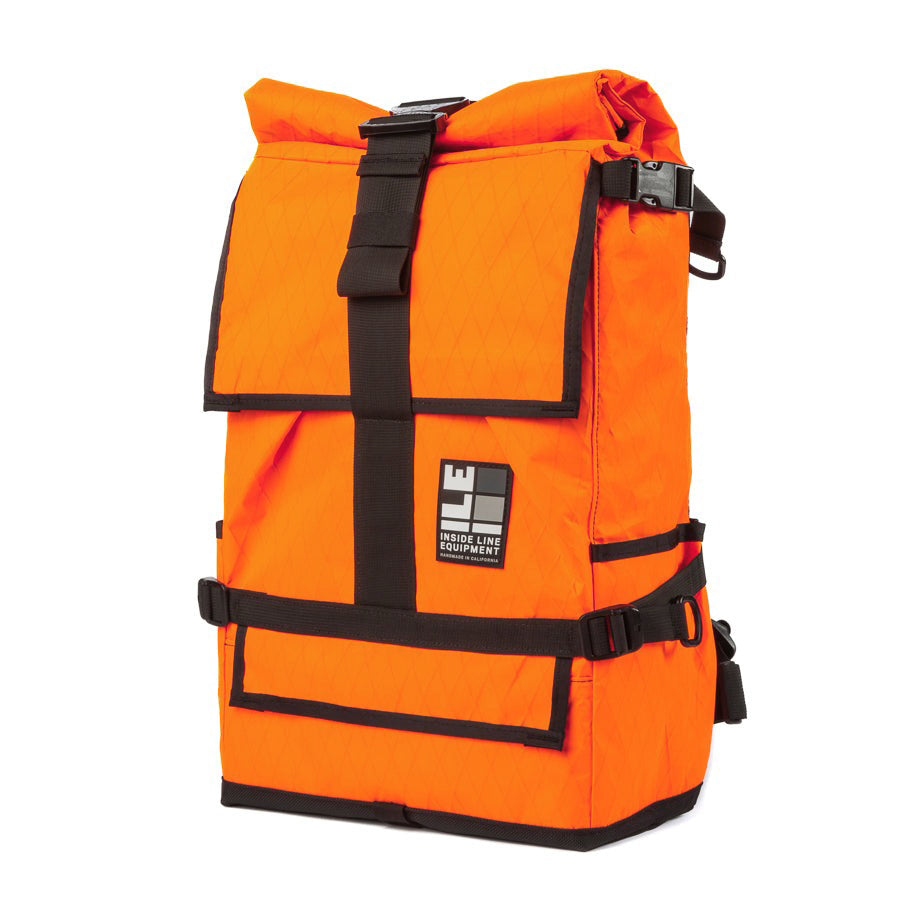 TPU lined - Everyday Backpack - Commuter Cycling Bag - XPAC - Waterproof Roll-Top - Laptop Sleeve - Made in Berkeley, CA