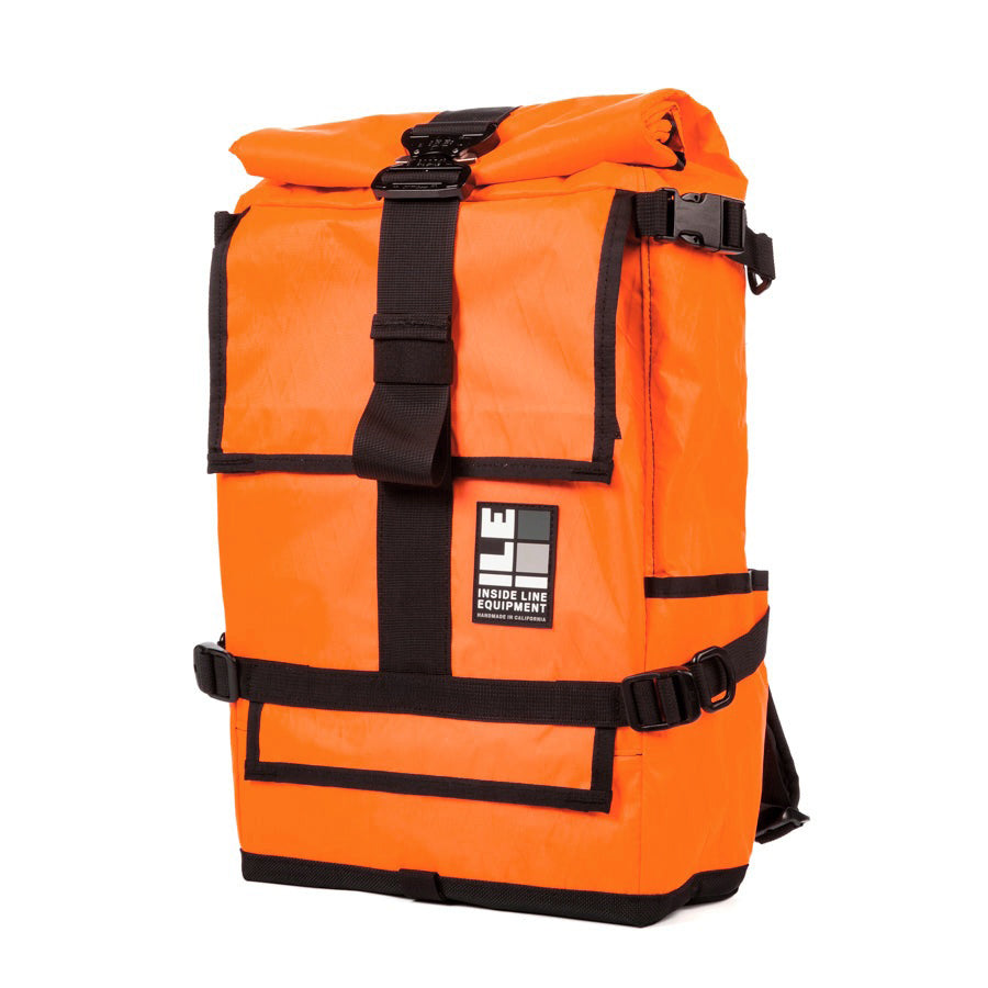 Cobra Buckle - Mens Backpack - Commuter Cycling Bag - XPAC - Waterproof Roll-Top - TPU welded liner - Laptop Sleeve - Made in California