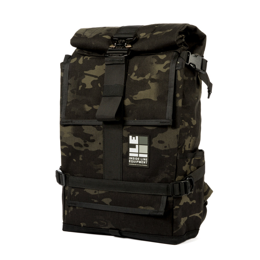 Cobra Buckle - Mens Backpack - Commuter Cycling Bag - XPAC - Waterproof Roll-Top - TPU welded liner - Laptop Sleeve - Made in Berkeley, CA