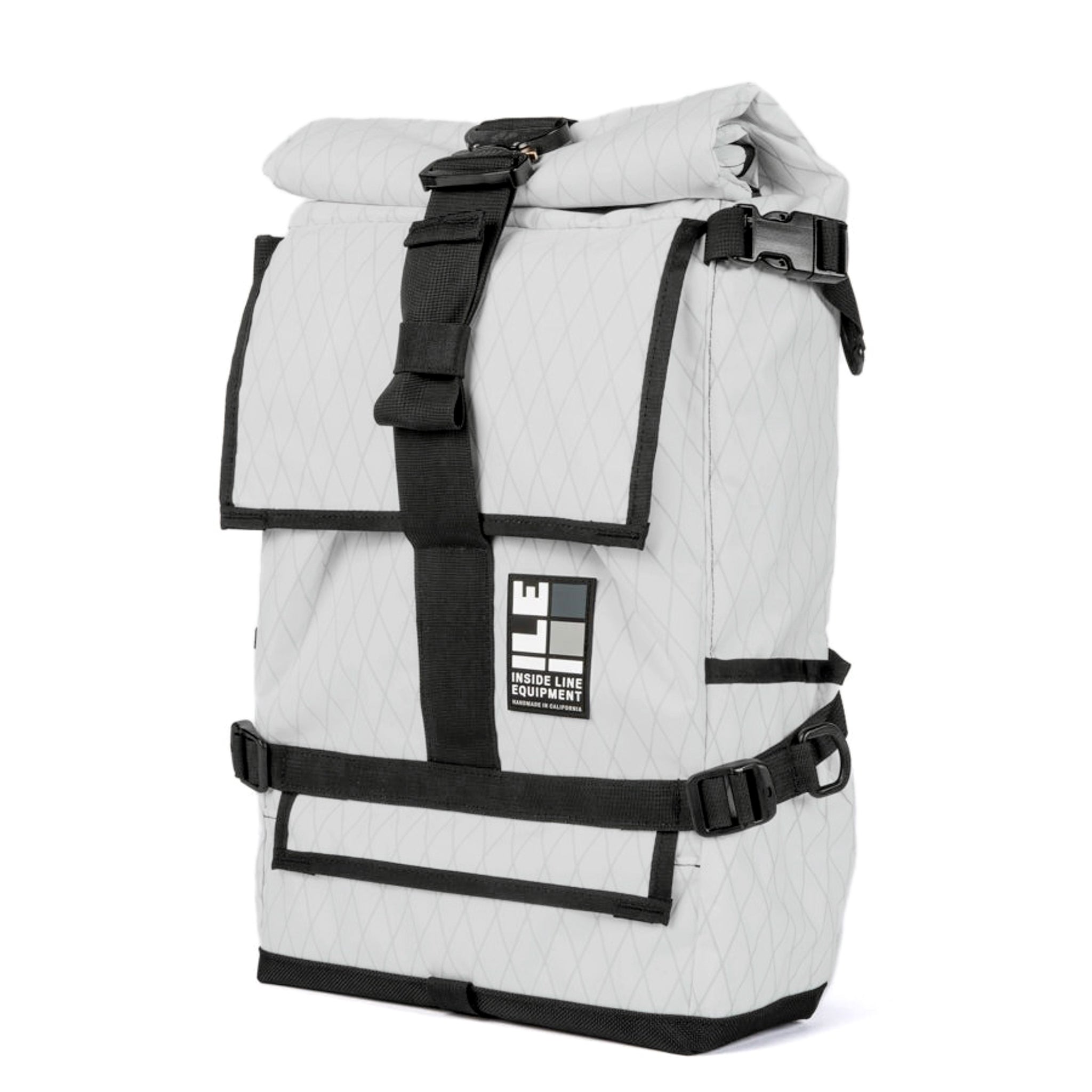Cobra Buckle - Mens Backpack - Commuter Cycling Bag - XPAC - Waterproof Roll-Top - TPU welded liner - Laptop Sleeve - Made in California