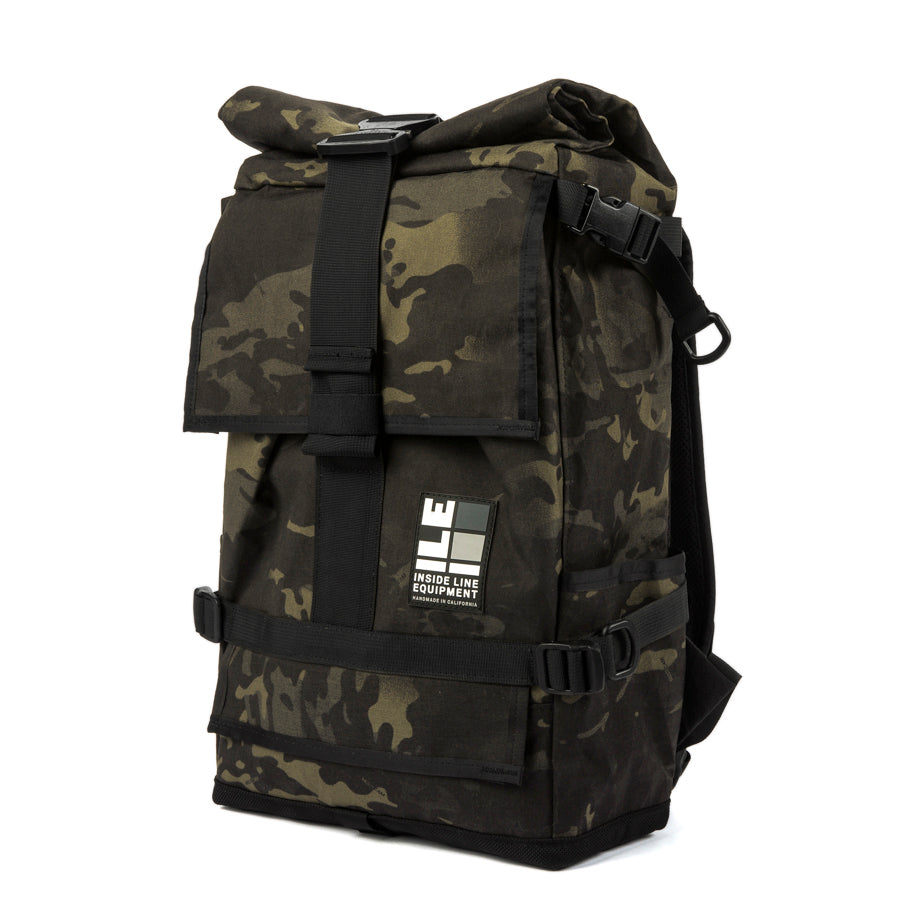 TPU lined - Everyday Backpack - Commuter Cycling Bag - XPAC - Waterproof Roll-Top - Laptop Sleeve - Made in Berkeley, CA
