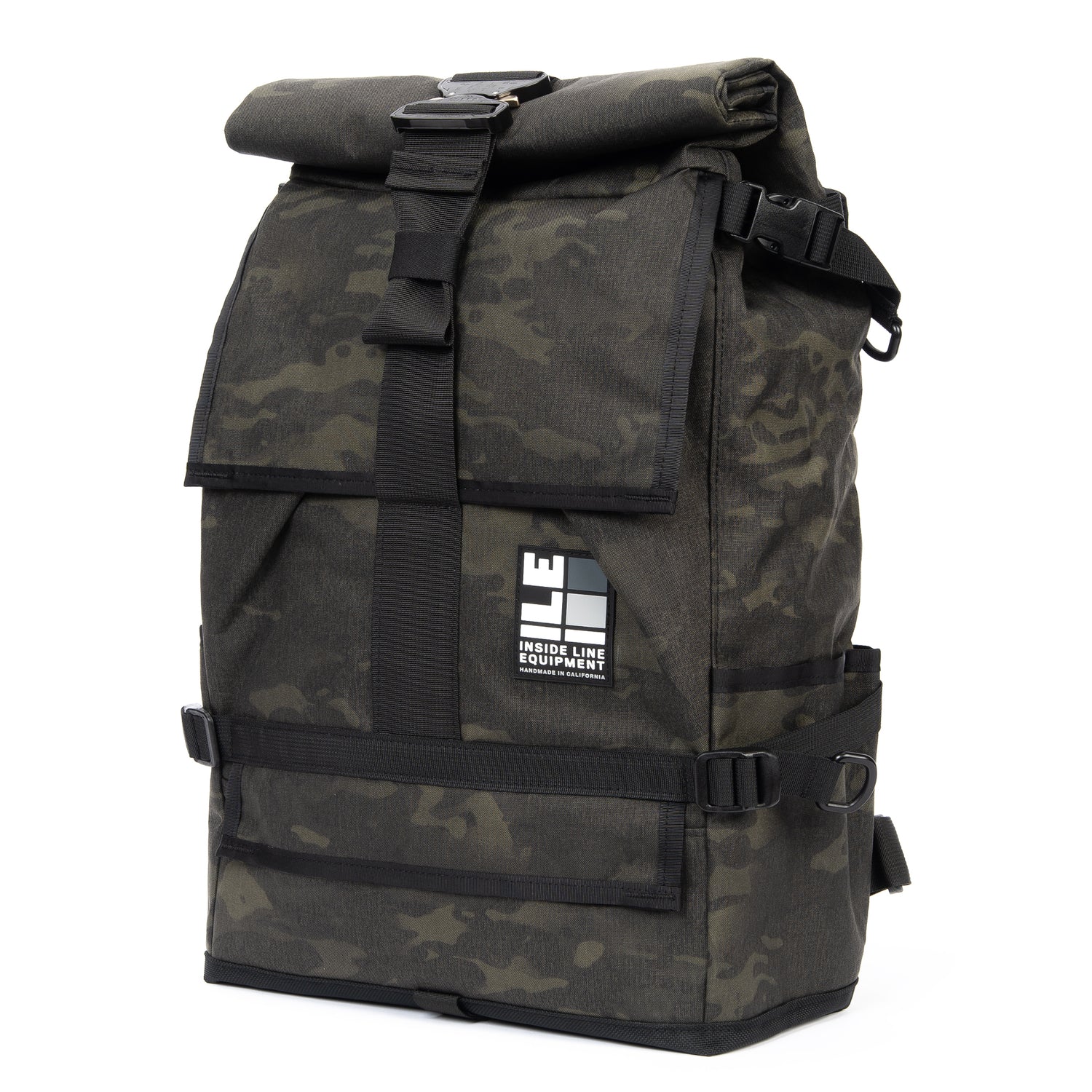 TPU lined - Everyday Backpack - Commuter Cycling Bag - XPAC - Waterproof Roll-Top - Laptop Sleeve - Made in Berkeley, CA