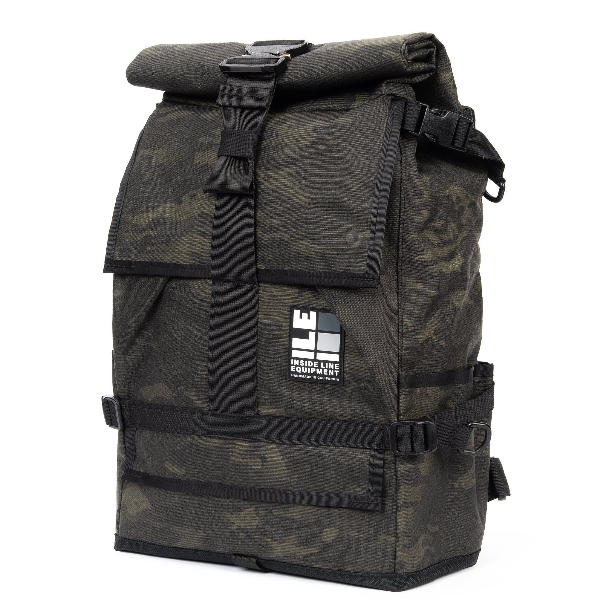 TPU lined - Everyday Backpack - Commuter Cycling Bag - XPAC - Waterproof Roll-Top - Laptop Sleeve - Made in Berkeley, CA