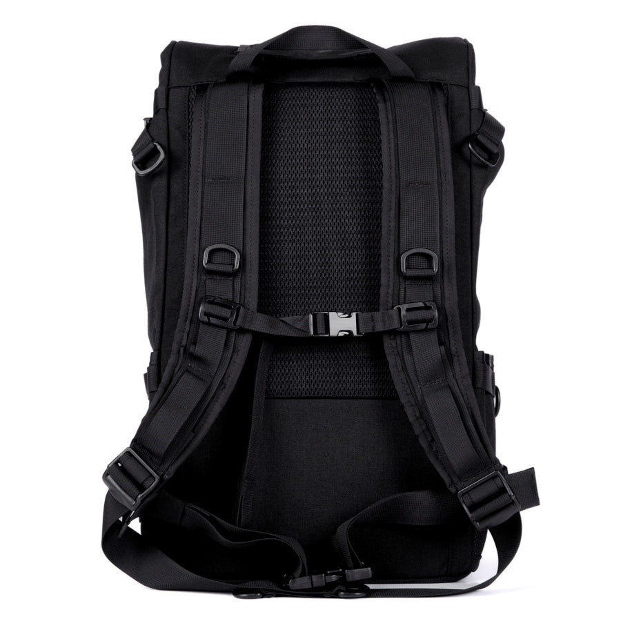 default XL - Handmade Backpack - Commuter Cycling Bag - XPAC - Waterproof Roll-Top - TPU welded liner - Laptop Sleeve - Made in USA