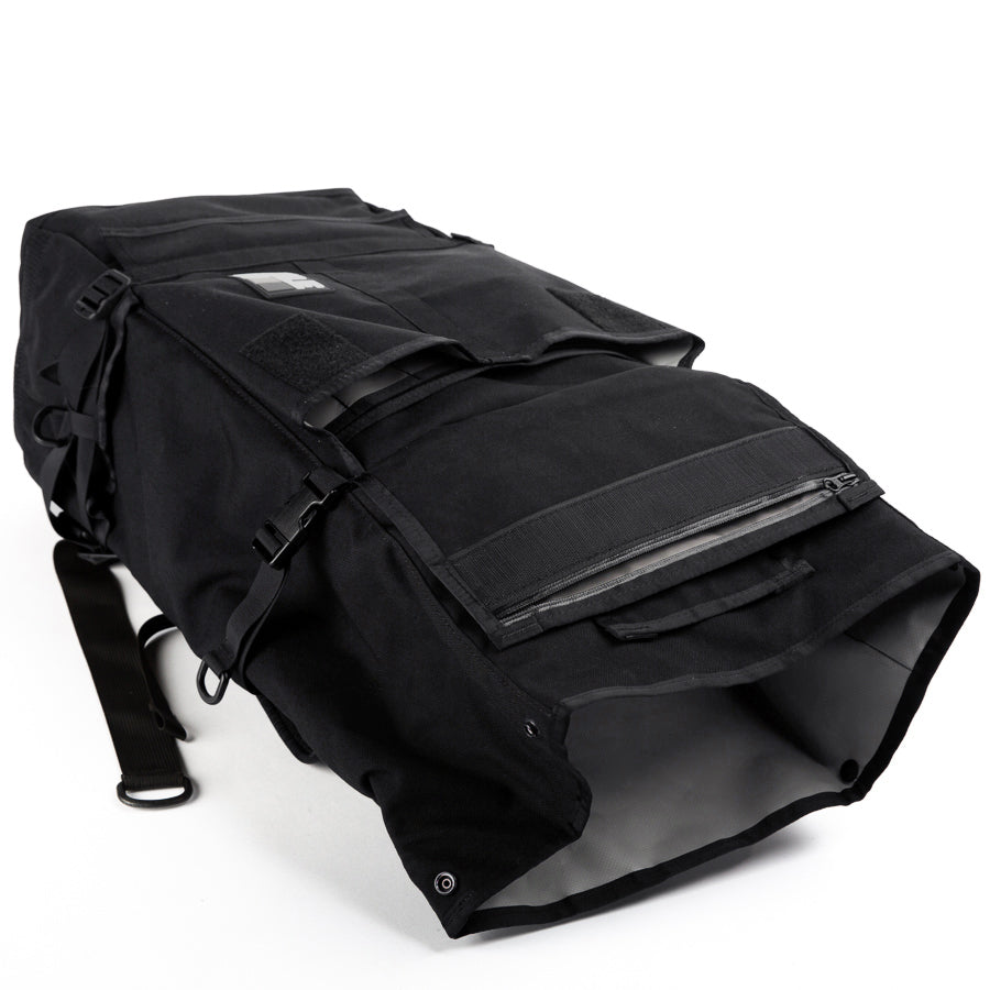 default XL - Handmade Backpack - Commuter Cycling Bag - XPAC - Waterproof Roll-Top - TPU welded liner - Laptop Sleeve - Made in USA