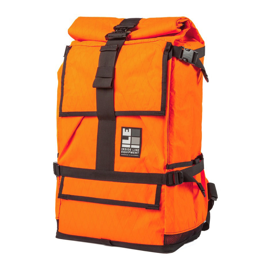 default XL - Military Grade Backpack - Commuter Cycling Bag - XPAC - Waterproof Roll-Top - TPU welded liner - Laptop Sleeve - Made in Berkeley, CA