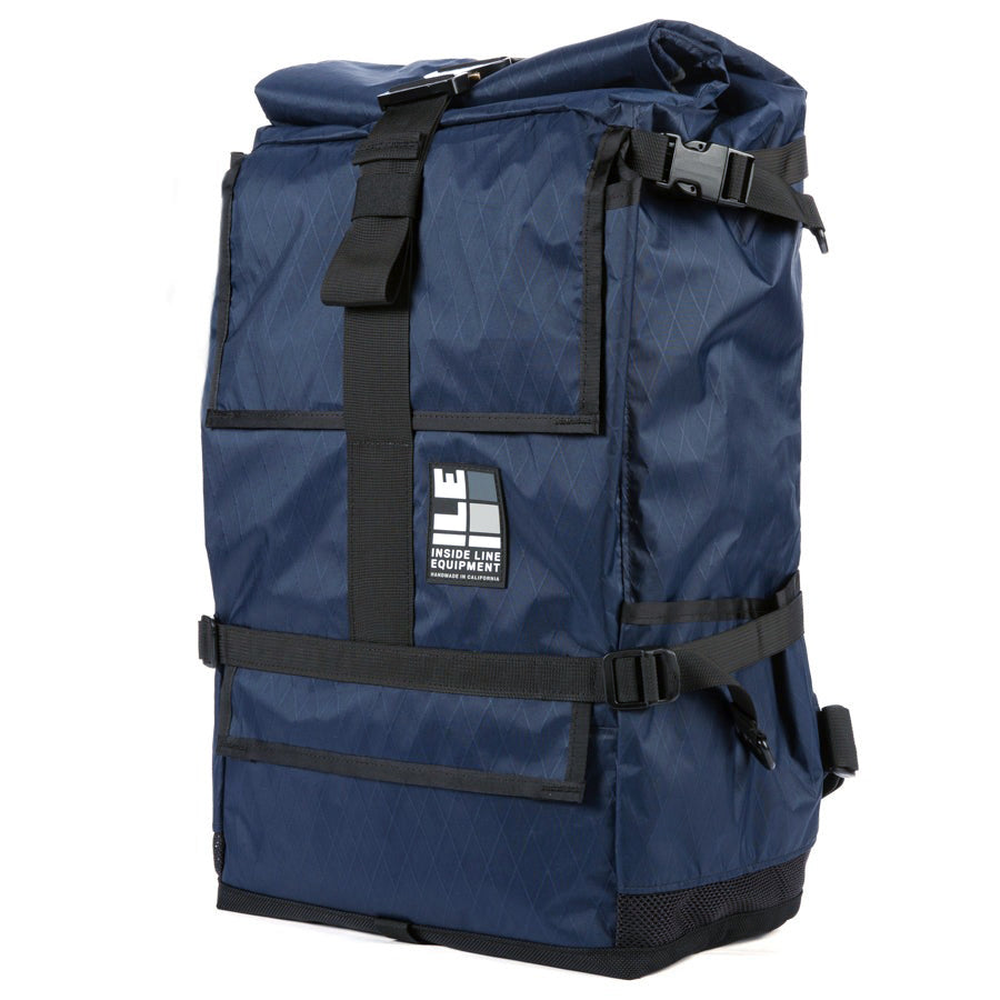 default XL - Military Grade Backpack - Commuter Cycling Bag - XPAC - Waterproof Roll-Top - TPU welded liner - Laptop Sleeve - Made in Berkeley, CA