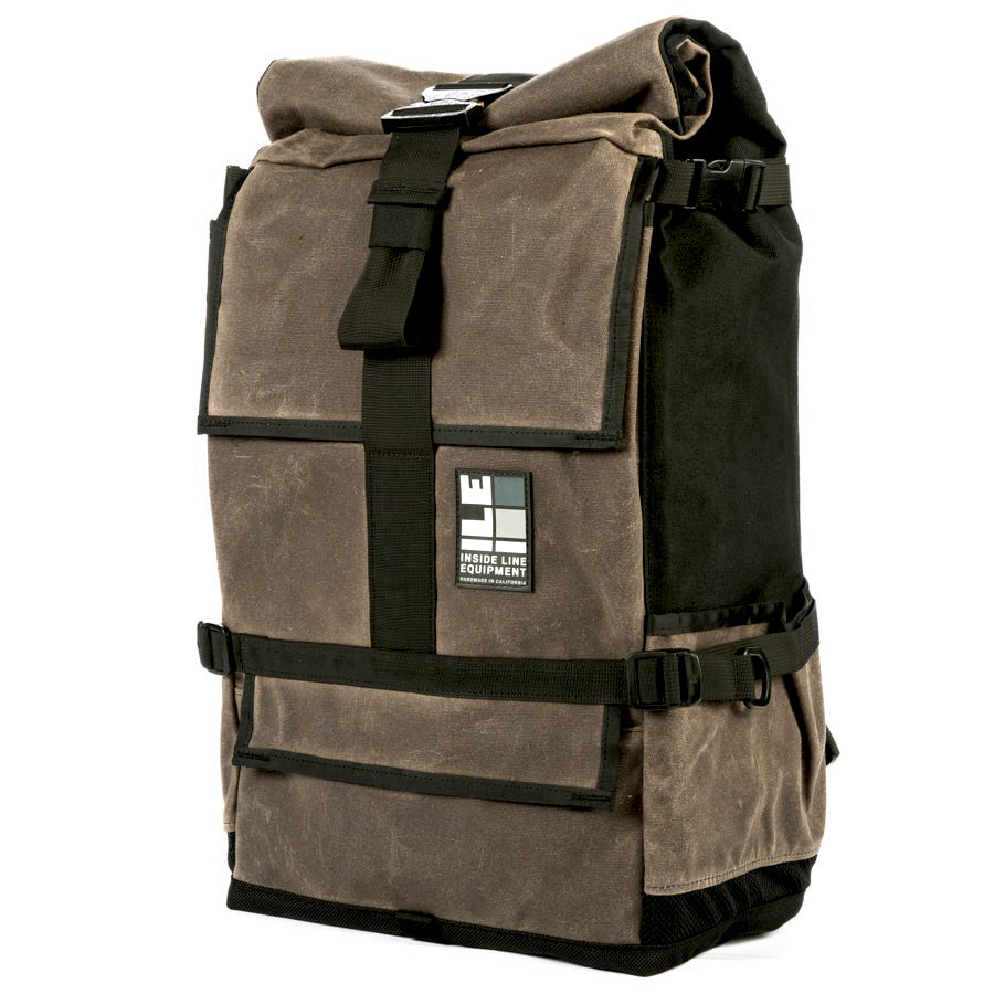 40L - Military Grade Backpack - Commuter Cycling Bag - XPAC - Waterproof Roll-Top - TPU welded liner - Laptop Sleeve - Made in Berkeley, CA