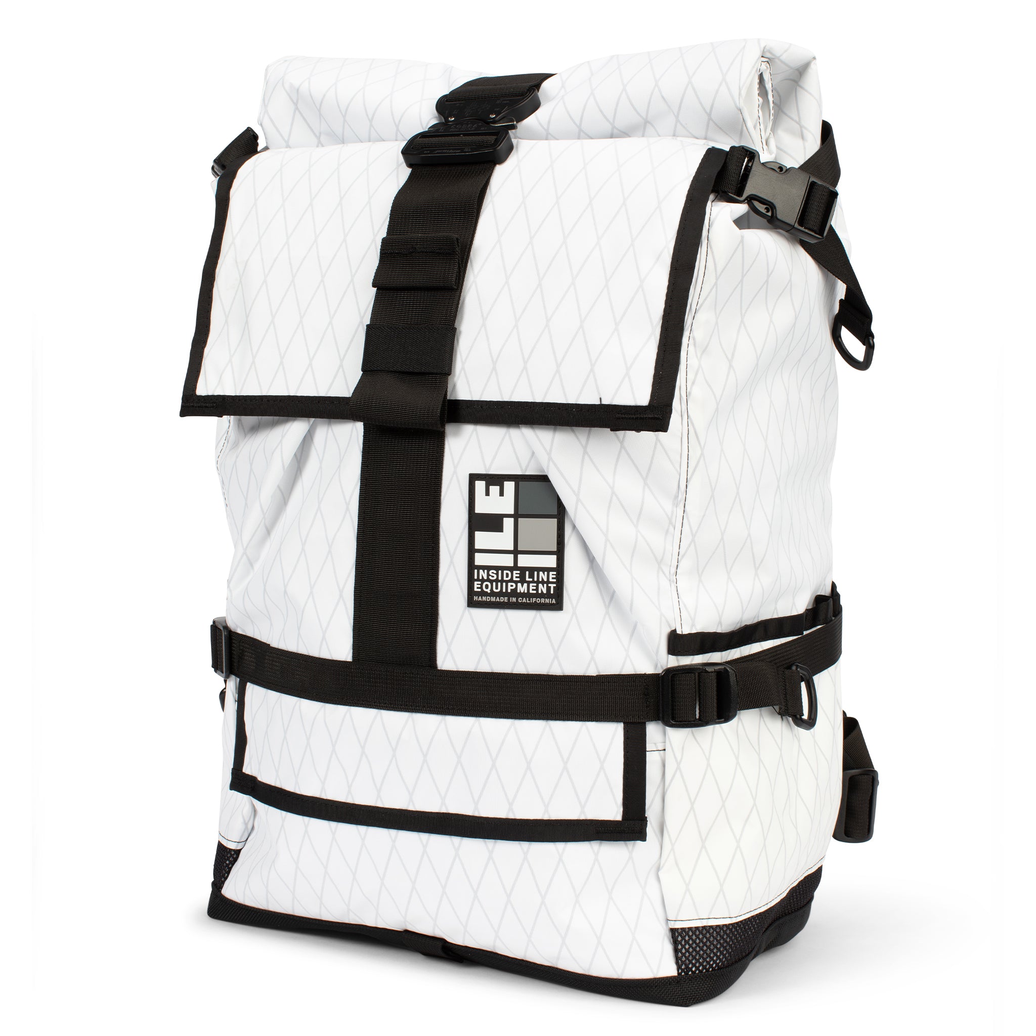 default XL - Military Grade Backpack - Commuter Cycling Bag - XPAC - Waterproof Roll-Top - TPU welded liner - Laptop Sleeve - Made in California