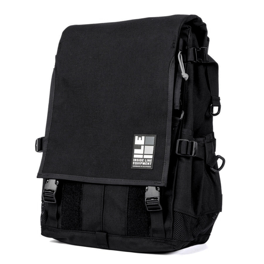 black backpack laptop sleeve Flaptop Mini 21L Messenger Style Bike Courier Cycling Backpack Waterproof and Handmade in Berkeley, California Blaze VX25 XPAC
