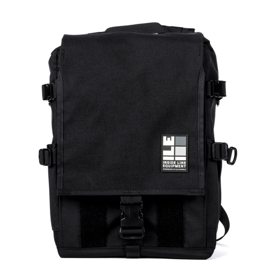 flaptop-mini - Handmade Backpack - Commuter Bag - Bike Messenger Bag - XPAC - TPU welded seam liner - Laptop Sleeve - Made in USA