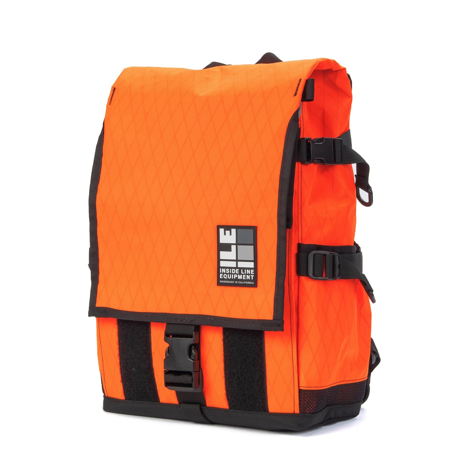 flaptop-mini - Handmade Backpack - Commuter Bag - Bike Messenger Bag - XPAC - TPU welded seam liner - Laptop Sleeve - Made in USA