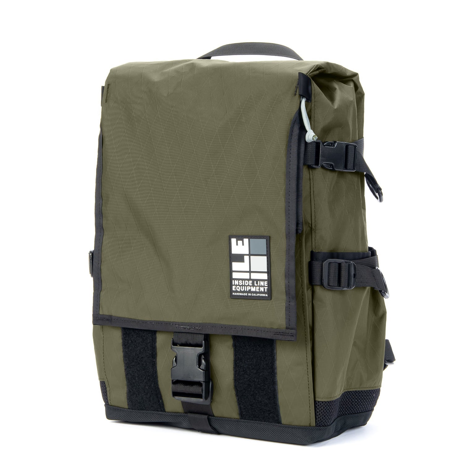 flaptop-mini - Handmade Backpack - Commuter Bag - Bike Messenger Bag - XPAC - TPU welded seam liner - Laptop Sleeve - Made in USA