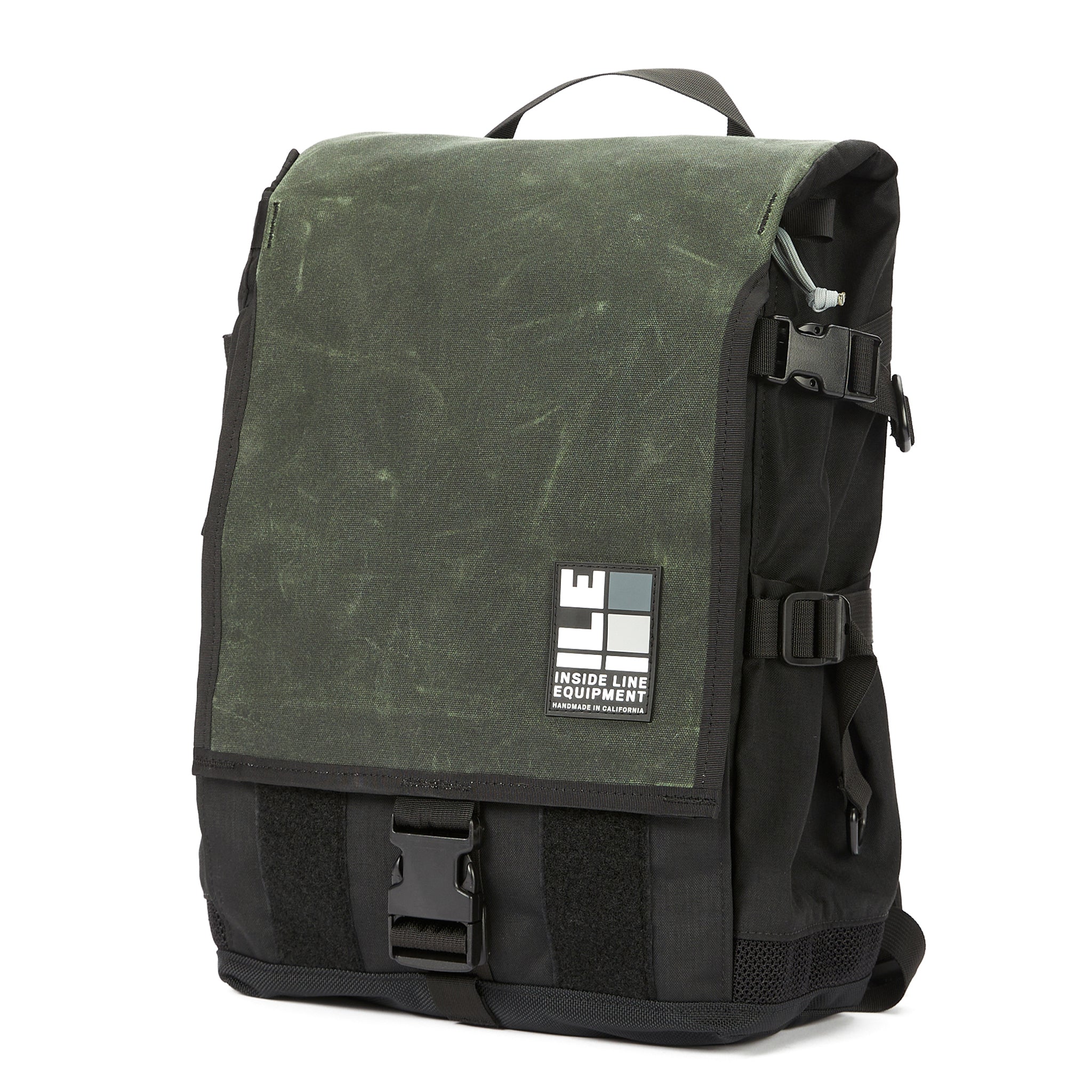 flaptop-mini - Expandable Backpack - Commuter Bag - Bike Messenger Bag - XPAC - TPU welded seam liner - Laptop Sleeve - Made in USA
