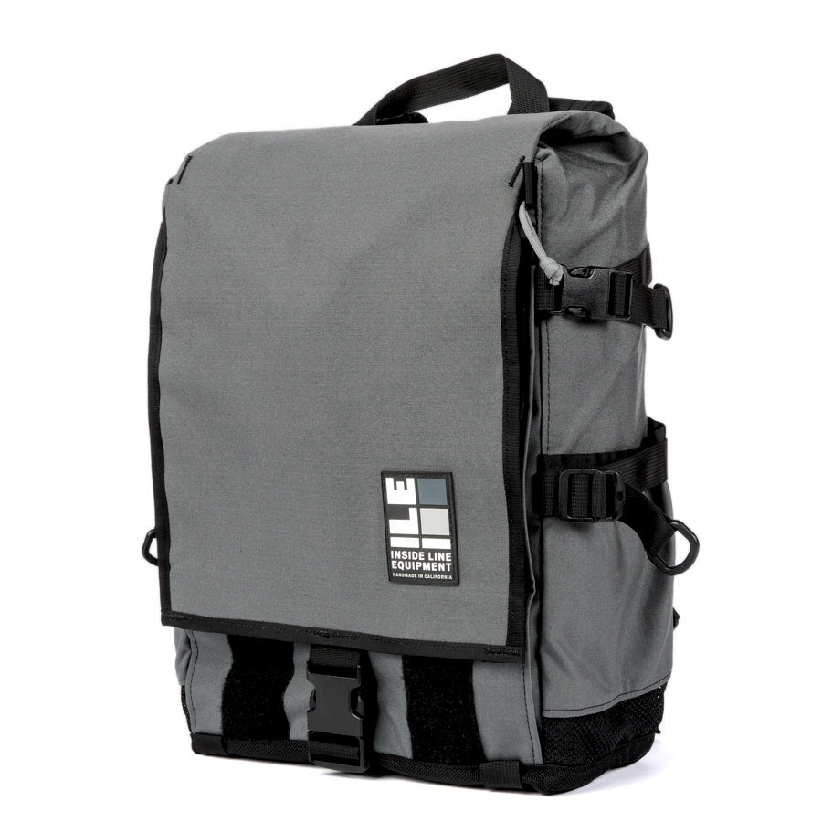flaptop-mini - Handmade Backpack - Commuter Bag - Bike Messenger Bag - XPAC - TPU welded seam liner - Laptop Sleeve - Made in USA
