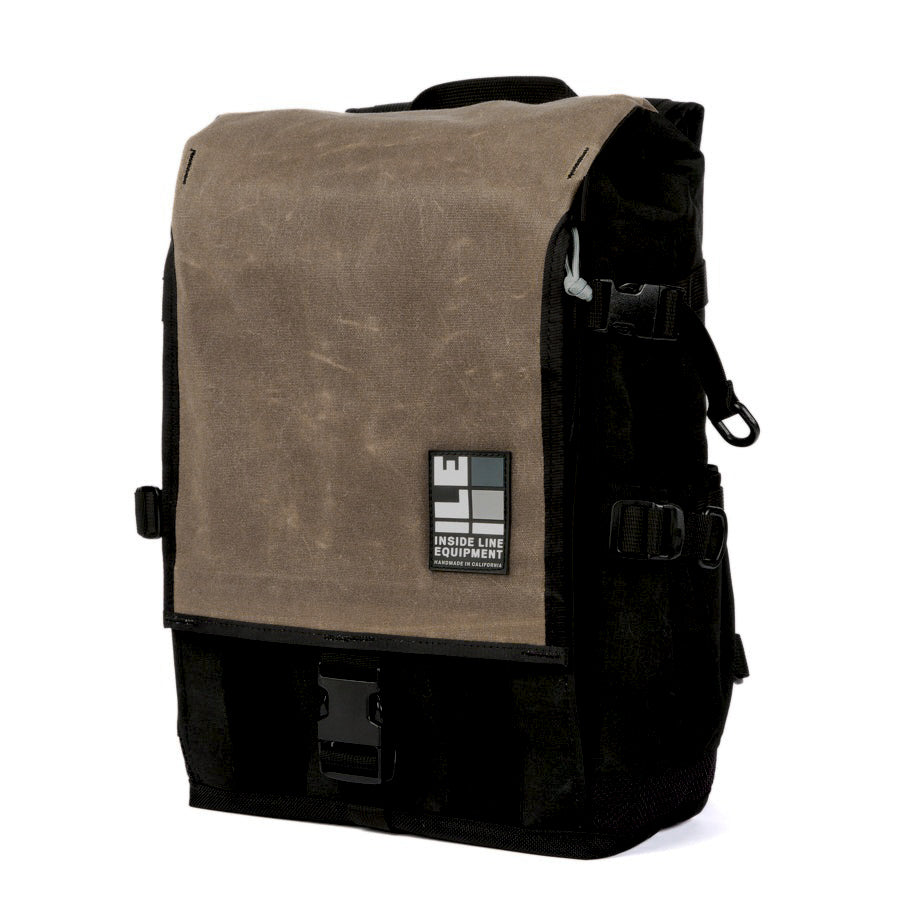 flaptop-mini - Expandable Backpack - Commuter Bag - Bike Messenger Bag - XPAC - TPU welded seam liner - Laptop Sleeve - Made in USA