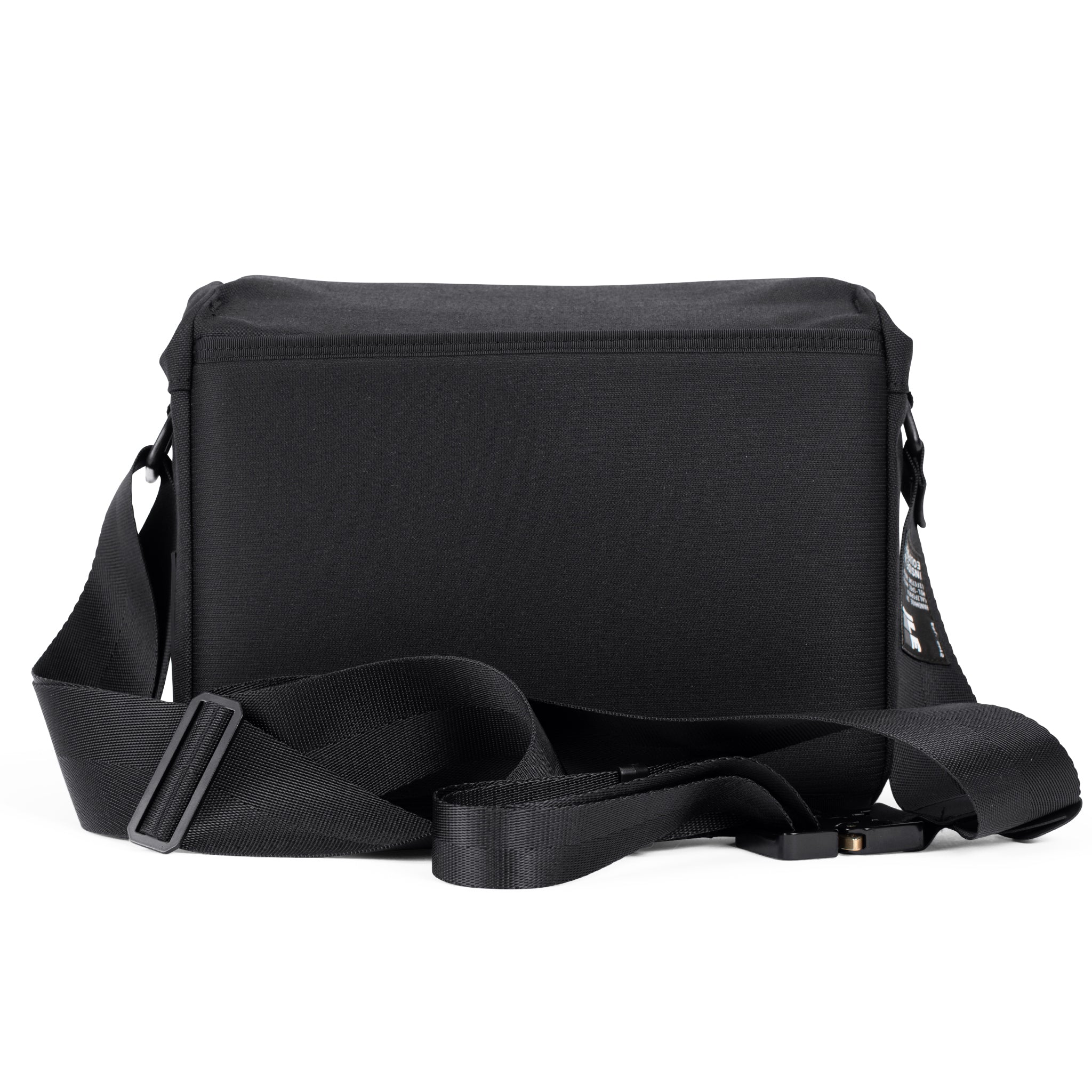 BACK VIEW - handmade camera bag - weatherproof - adjustable velcro dividers - mirrorless camera - SLR lens - travel camera padded bag - XPAC - made in USA