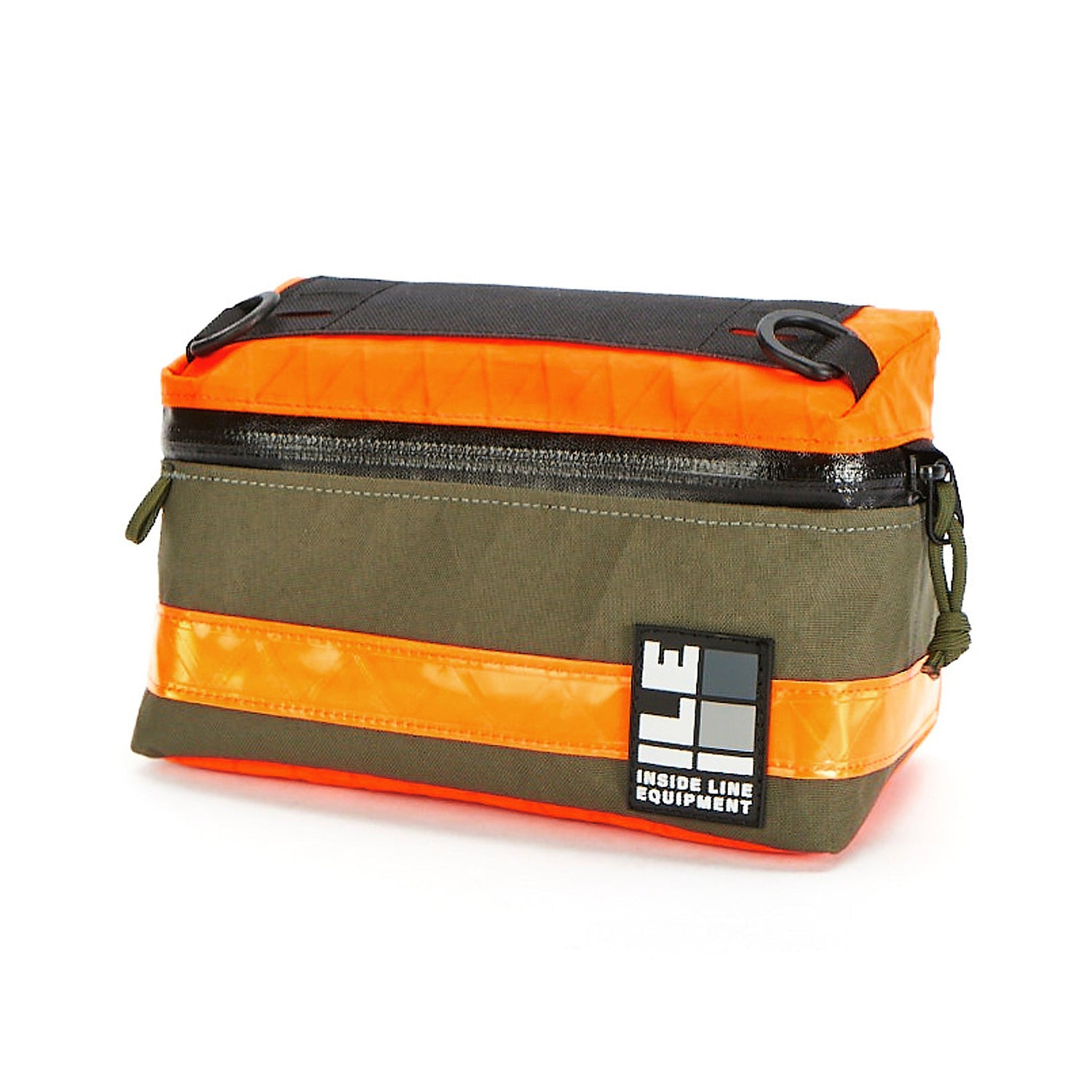 Pilot Bar Bag - Weatherproof Bicycle Handlebar Bag - XPac - Waxed Canvas - Cordura - Adjustable Harness System - 2.6L Cycling Bag - Handmade in USA