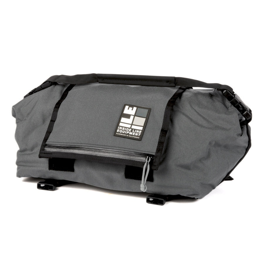 Porteur Rackbag - Waterproof Bike Bag - X-Pac Sailcloth & Cordura - Front Rack Bicycle Bag - 42L Capacity - Handmade in USA