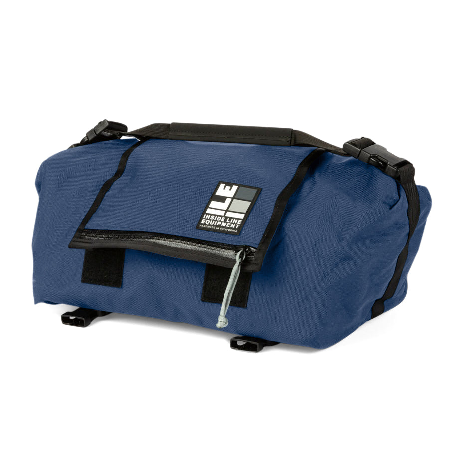 Porteur Rackbag - Waterproof Bike Bag - X-Pac Sailcloth & Cordura - Front Rack Bicycle Bag - 42L Capacity - Handmade in USA