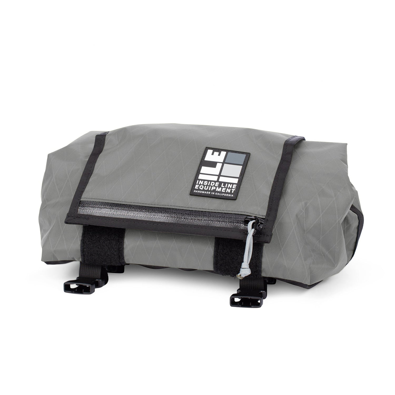 Porteur Rackbag - Waterproof Bike Bag - XPac, Waxed Canvas & Cordura - Front Rack Bicycle Bag - 16L expands to 30L Capacity - Handmade in USA