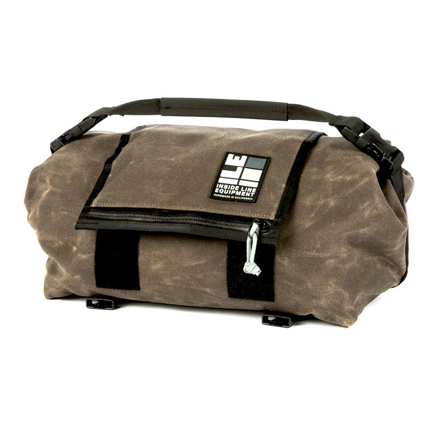 Porteur Rackbag - Waterproof Bike Bag - X-Pac Sailcloth & Cordura - Front Rack Bicycle Bag - 42L Capacity - Handmade in USA