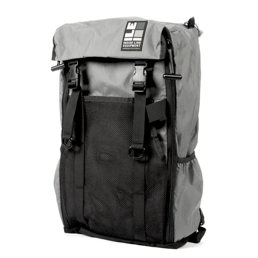 race-day-bag - Everyday Backpack - Commuter Cycling Bag - XPAC - Panel Loader - Helmet Pocket - Travel bag - Made in California