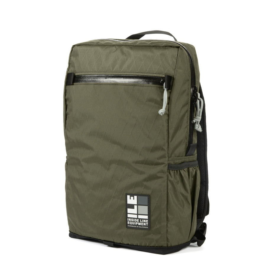 14L - Technical Backpack - Water Resistant - top panel loader - VX21 XPac - Cordura - Handmade Backpack - Made in USA - Weatherproof Backpack