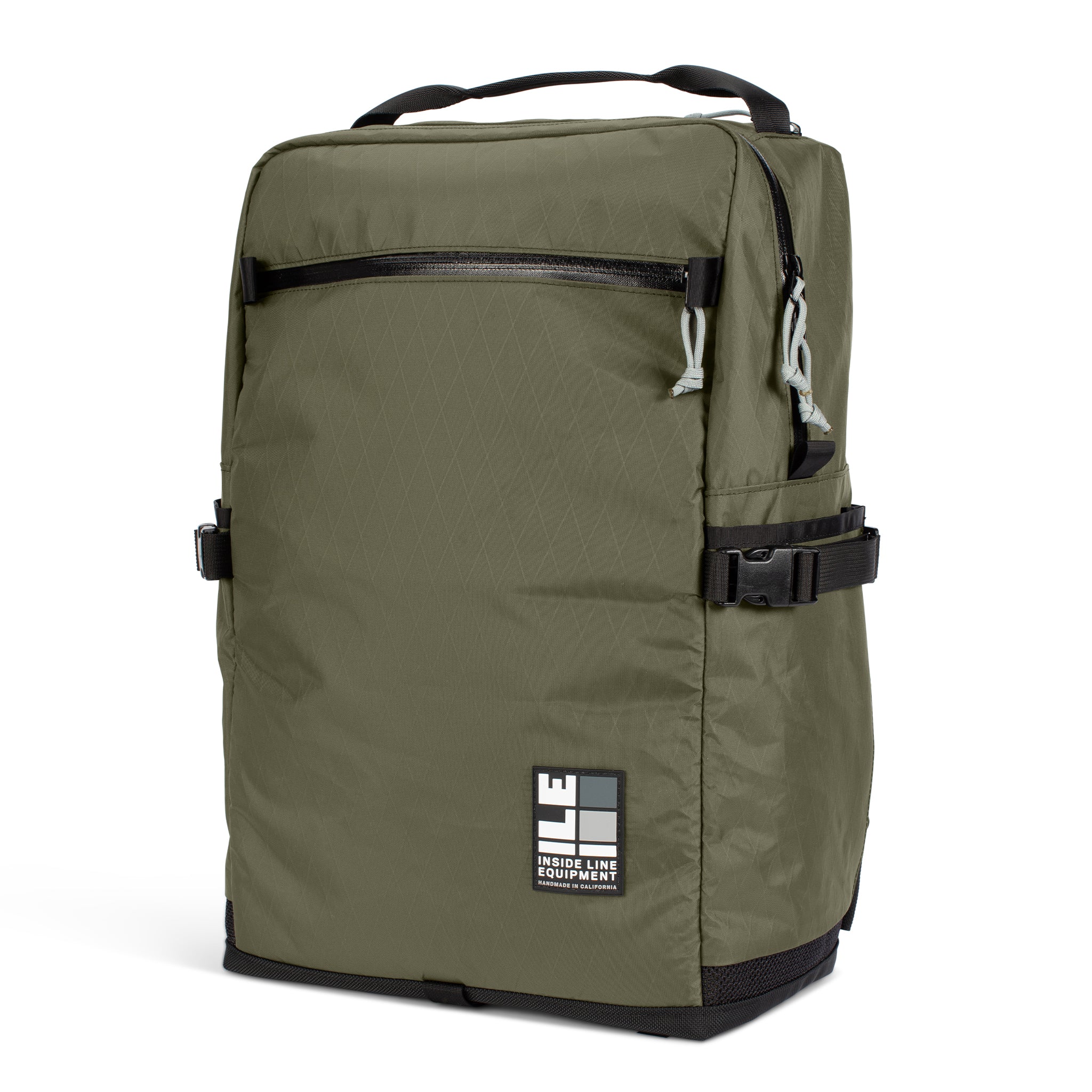 40L - Commuter Backpack - Water Resistant - Travel Backpack - hiking waist belt - Carry-on Bag - XPac - Cordura - Handmade Backpack - Made in USA