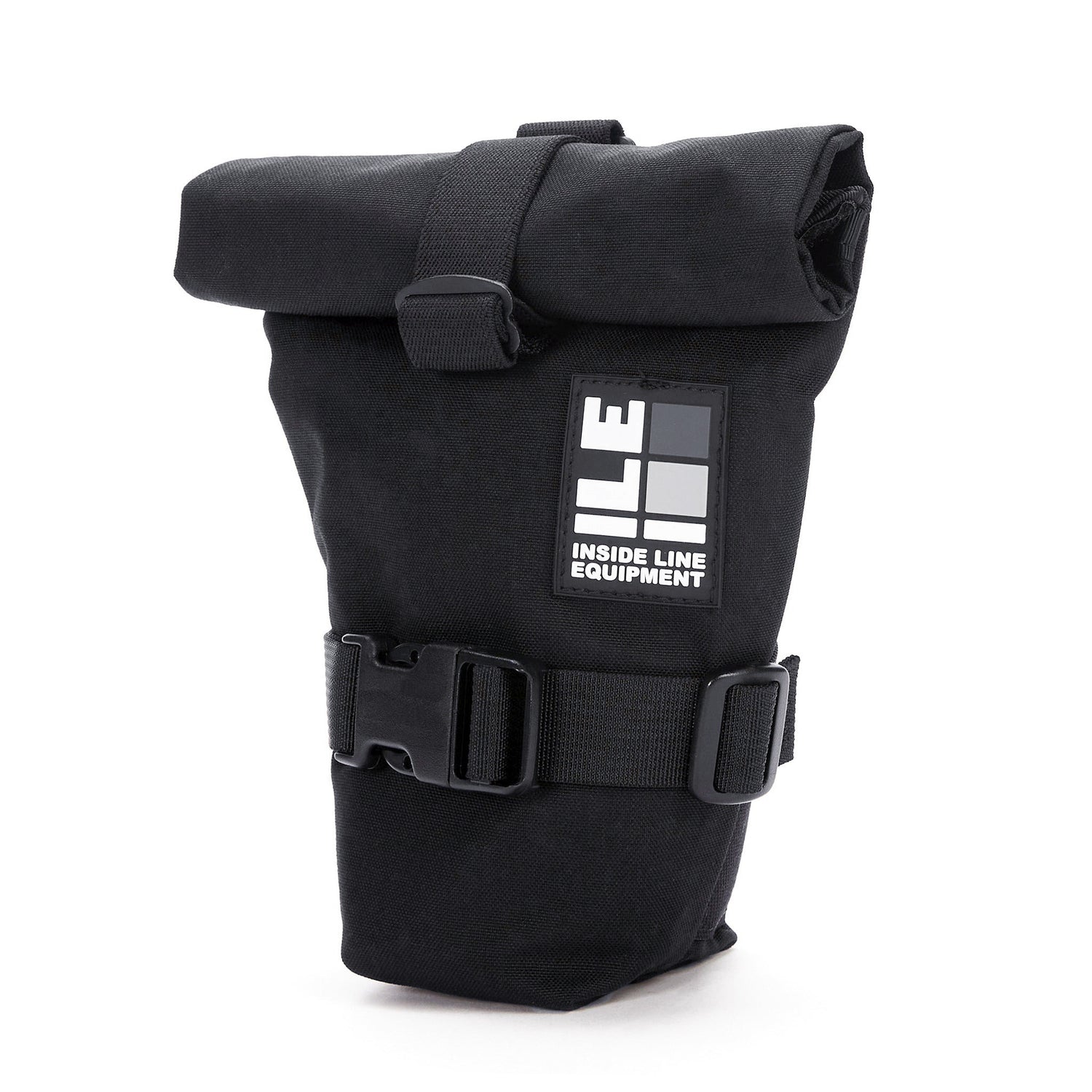 roll-top bike seat bag - Handmade Waterproof Bike Bag - XPac - under seat mount - bike tool bag - cycling road bike bag - Made in USA