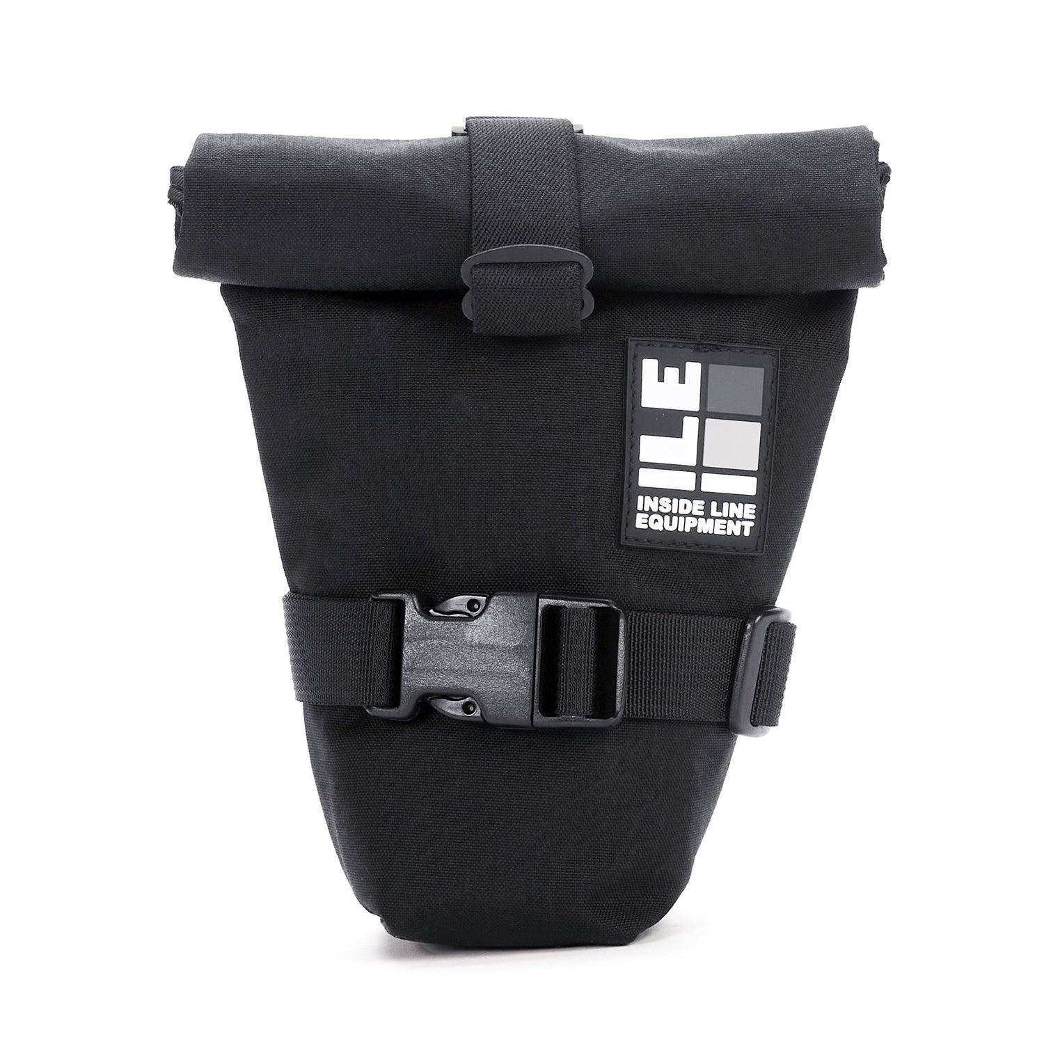 roll-top bike seat bag - Handmade Waterproof Bike Bag - XPac - under seat mount - bike tool bag - cycling road bike bag - Made in USA