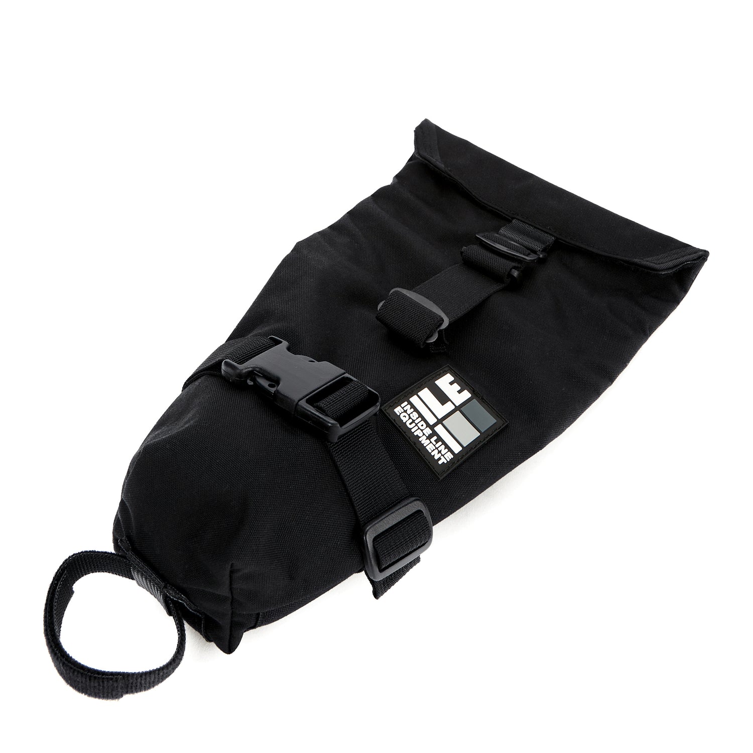 roll-top bike seat bag - Handmade Waterproof Bike Bag - XPac - under seat mount - bike tool bag - cycling road bike bag - Made in USA