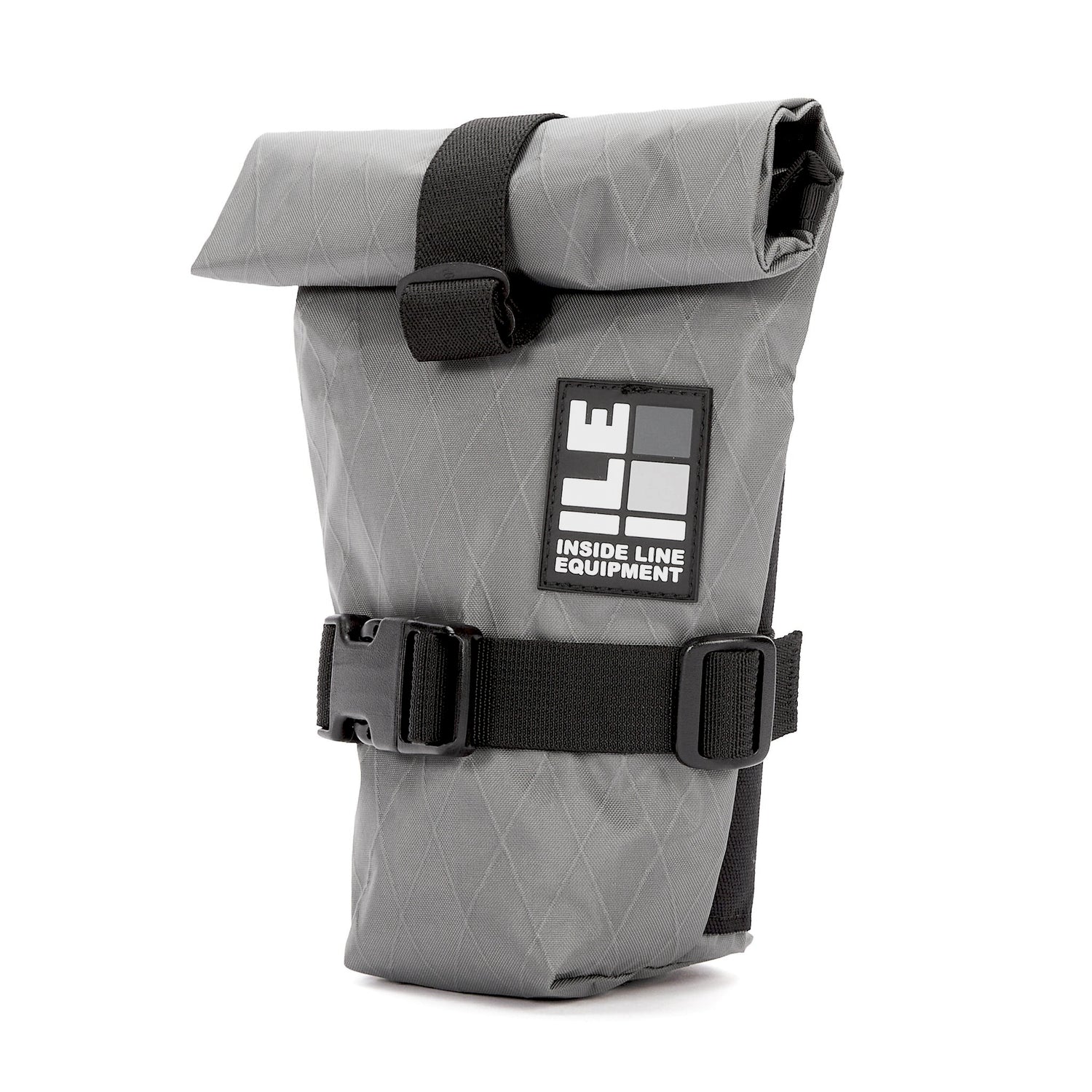 roll-top bike seat bag - Handmade Waterproof Bike Bag - XPac - under seat mount - bike tool bag - cycling road bike bag - Made in USA