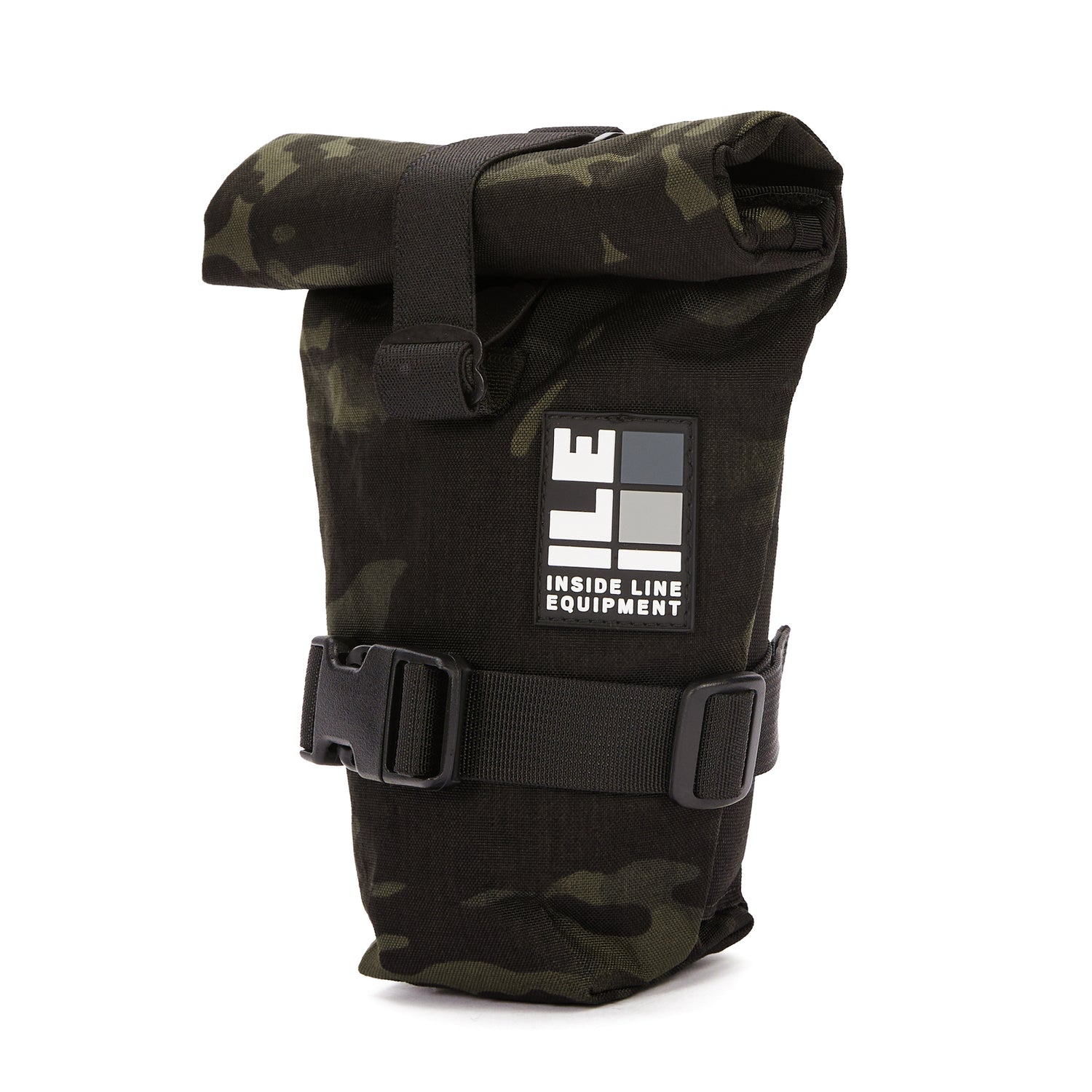 roll-top bike seat bag - Handmade Waterproof Bike Bag - XPac - under seat mount - bike tool bag - cycling road bike bag - Made in USA