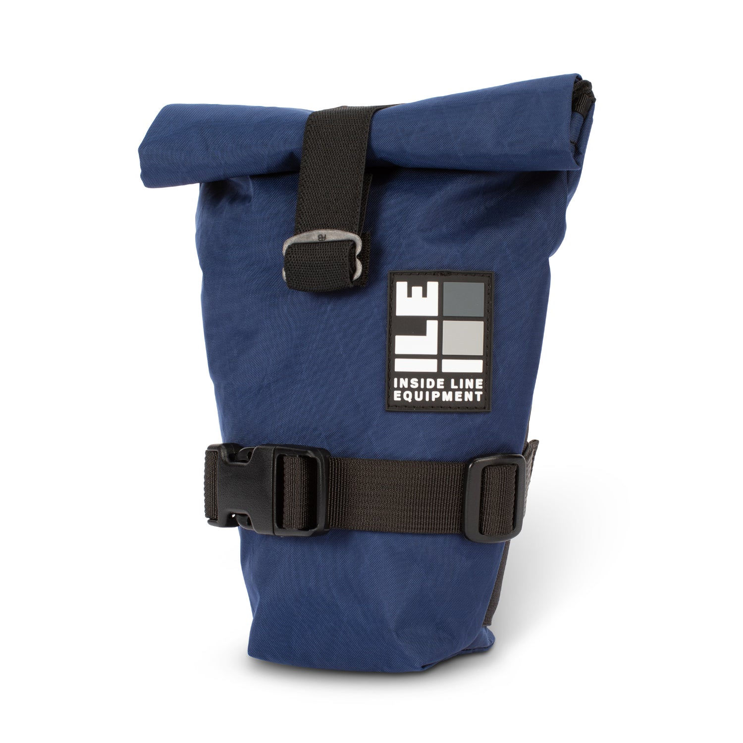 roll-top bike seat bag - Handmade Waterproof Bike Bag - XPac - under seat mount - bike tool bag - cycling road bike bag - Made in USA