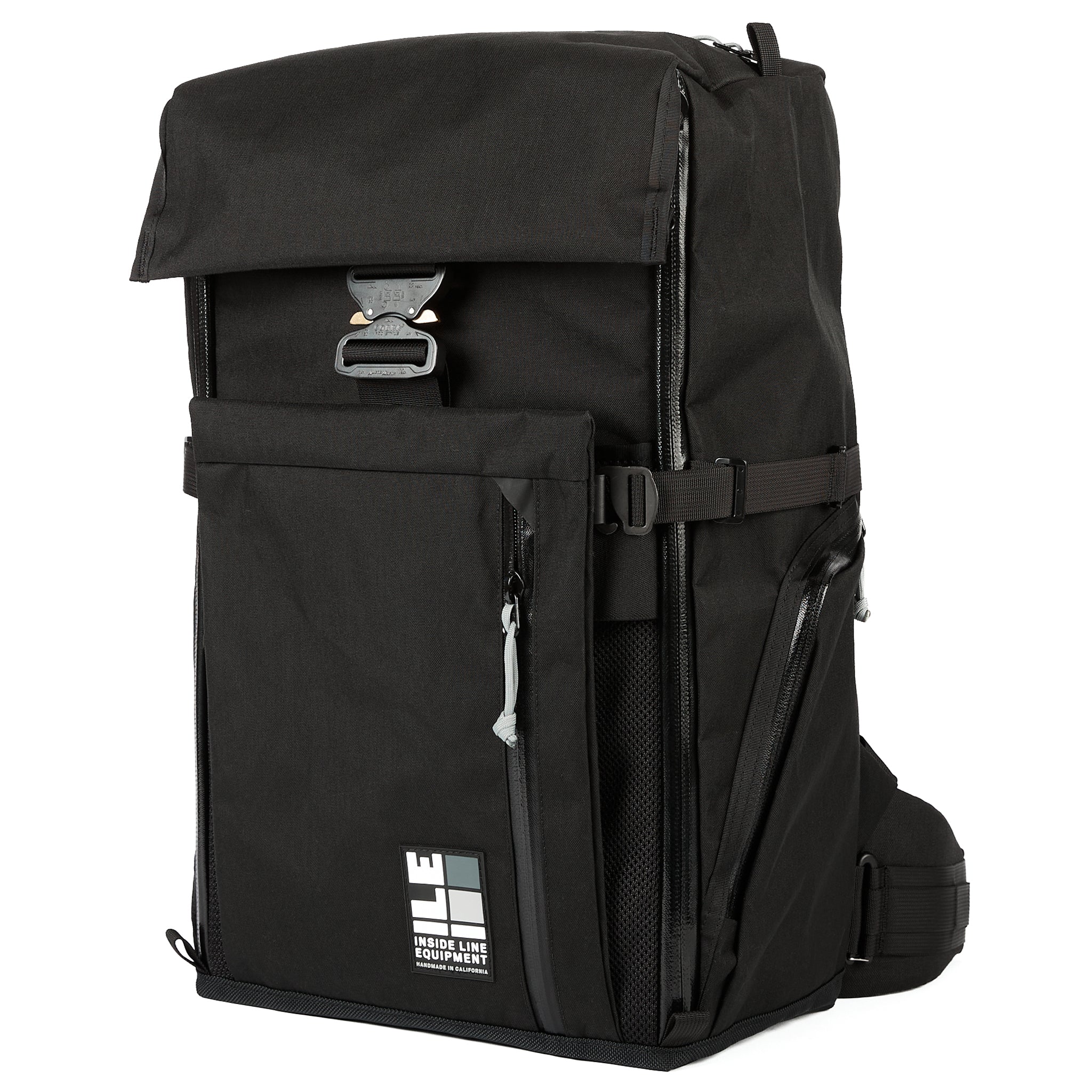 Travel Pack - 40L - Handmade Backpack - Front Panel Loader - Cary-on Bag - Travel Backpack - Water Resistant - XPac Sailcloth - Made in USA - Lifetime Warranty - travel backpack - carry-on backpack - water-resistant backpack - durable travel backpack - laptop travel backpack - weatherproof carry-on - everyday carry backpack (EDC) - waterproof zippers - backpack with laptop sleeve - expandable travel backpack