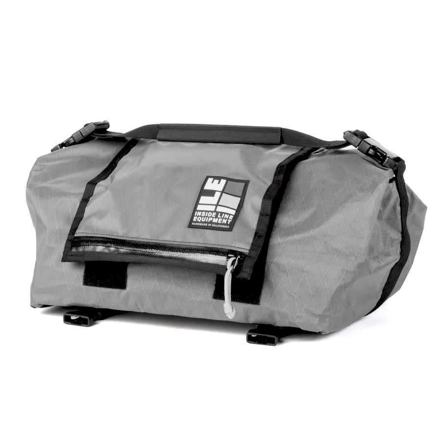 Porteur Rackbag - Waterproof Bike Bag - X-Pac Sailcloth & Cordura - Front Rack Bicycle Bag - 42L Capacity - Handmade in USA