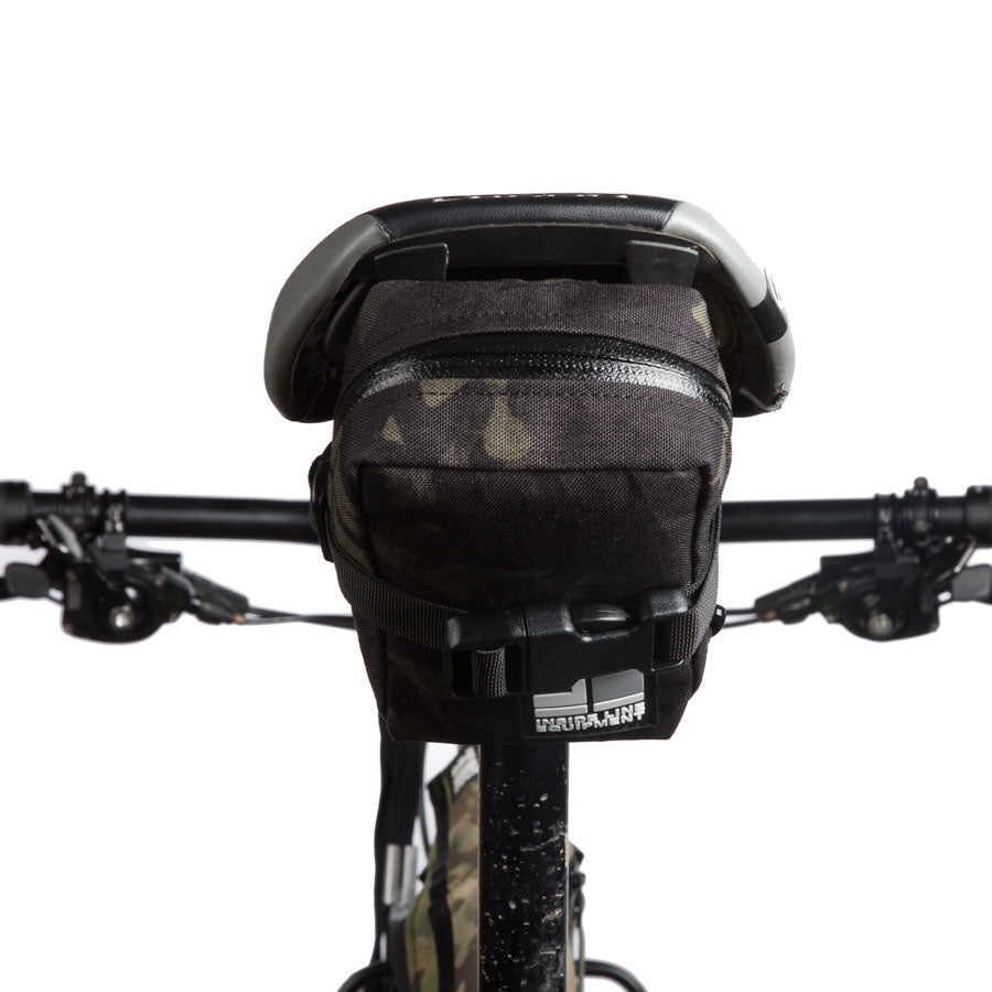 bike seat bag - Handmade Waterproof Bike Bag - XPac - YKK waterproof zipper - under seat mount - bike tool bag - cycling road bike bag - Made in USA