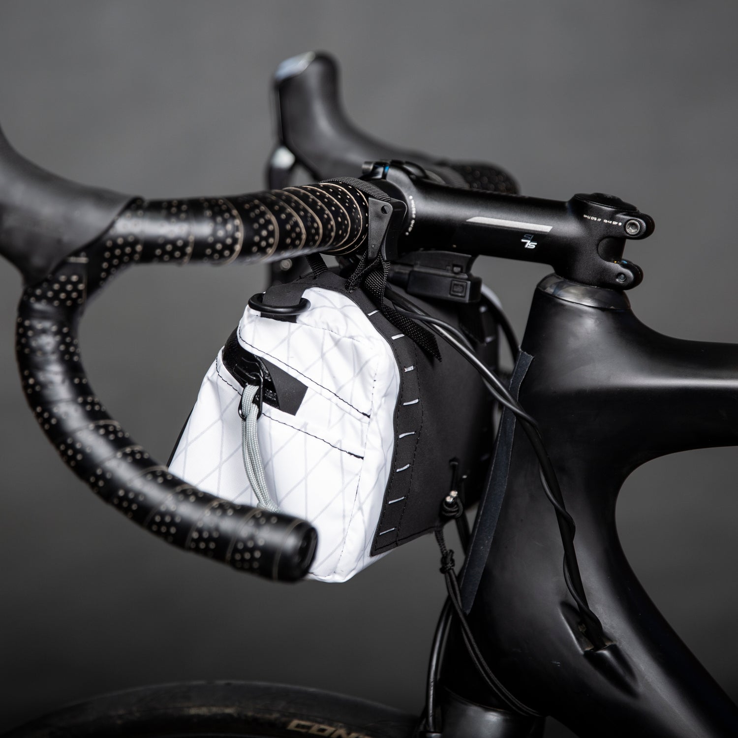 Pilot Bar Bag - Weatherproof Bicycle Handlebar Bag - XPac - Waxed Canvas - Cordura - Adjustable Harness System - 2.6L Cycling Bag - Handmade in USA