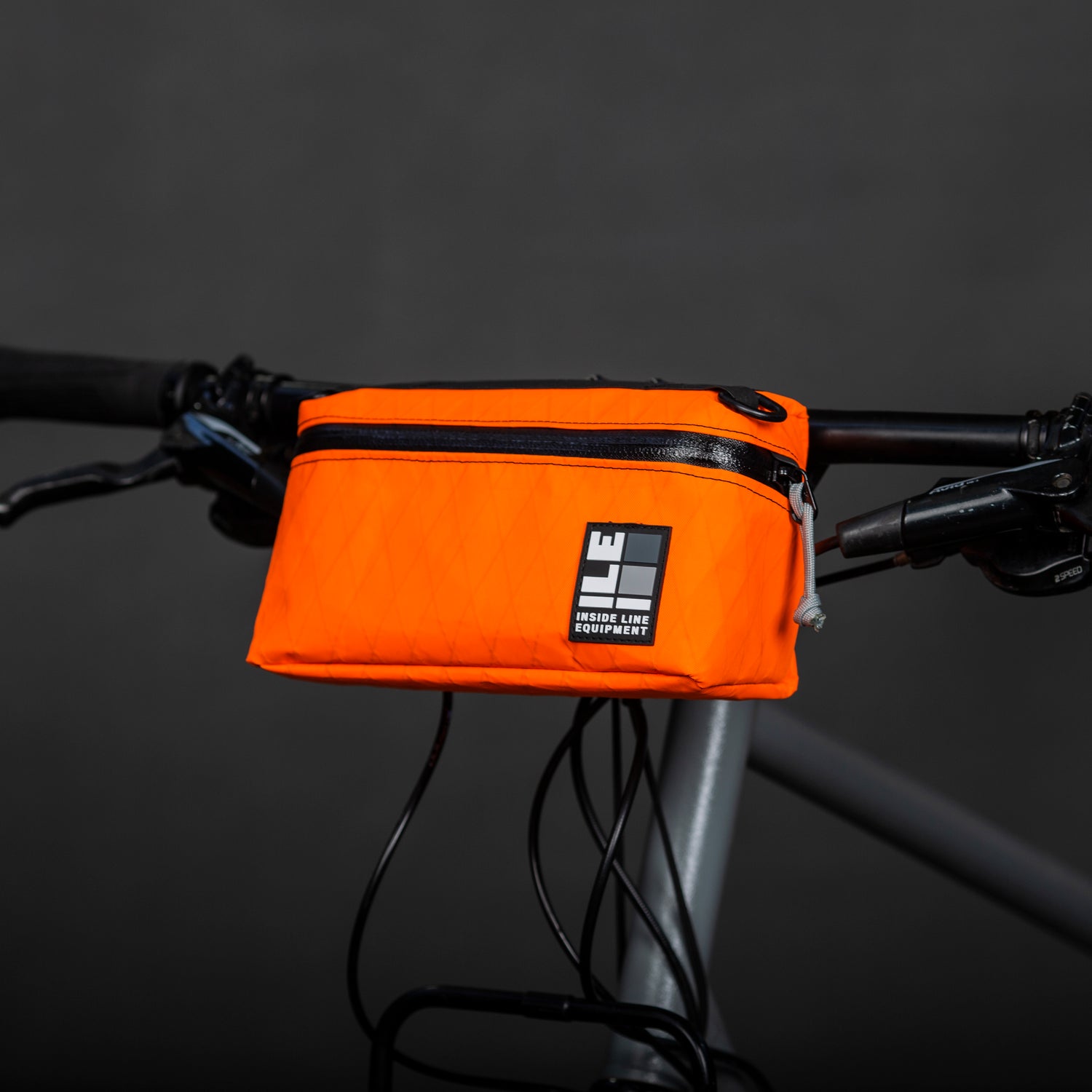 Pilot Bar Bag - Weatherproof Bicycle Handlebar Bag - XPac - Waxed Canvas - Cordura - Adjustable Harness System - 2.6L Cycling Bag - Handmade in USA