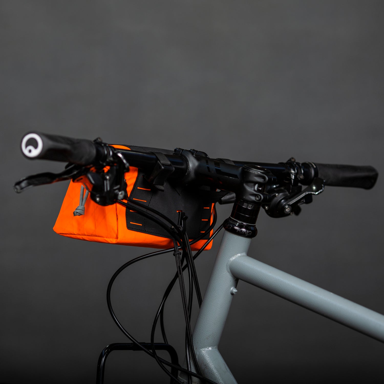 Pilot Bar Bag - Weatherproof Bicycle Handlebar Bag - XPac - Waxed Canvas - Cordura - Adjustable Harness System - 2.6L Cycling Bag - Handmade in USA