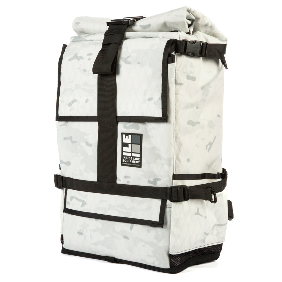 default XL - Military Grade Backpack - Commuter Cycling Bag - XPAC - Waterproof Roll-Top - TPU welded liner - Laptop Sleeve - Made in Berkeley, CA