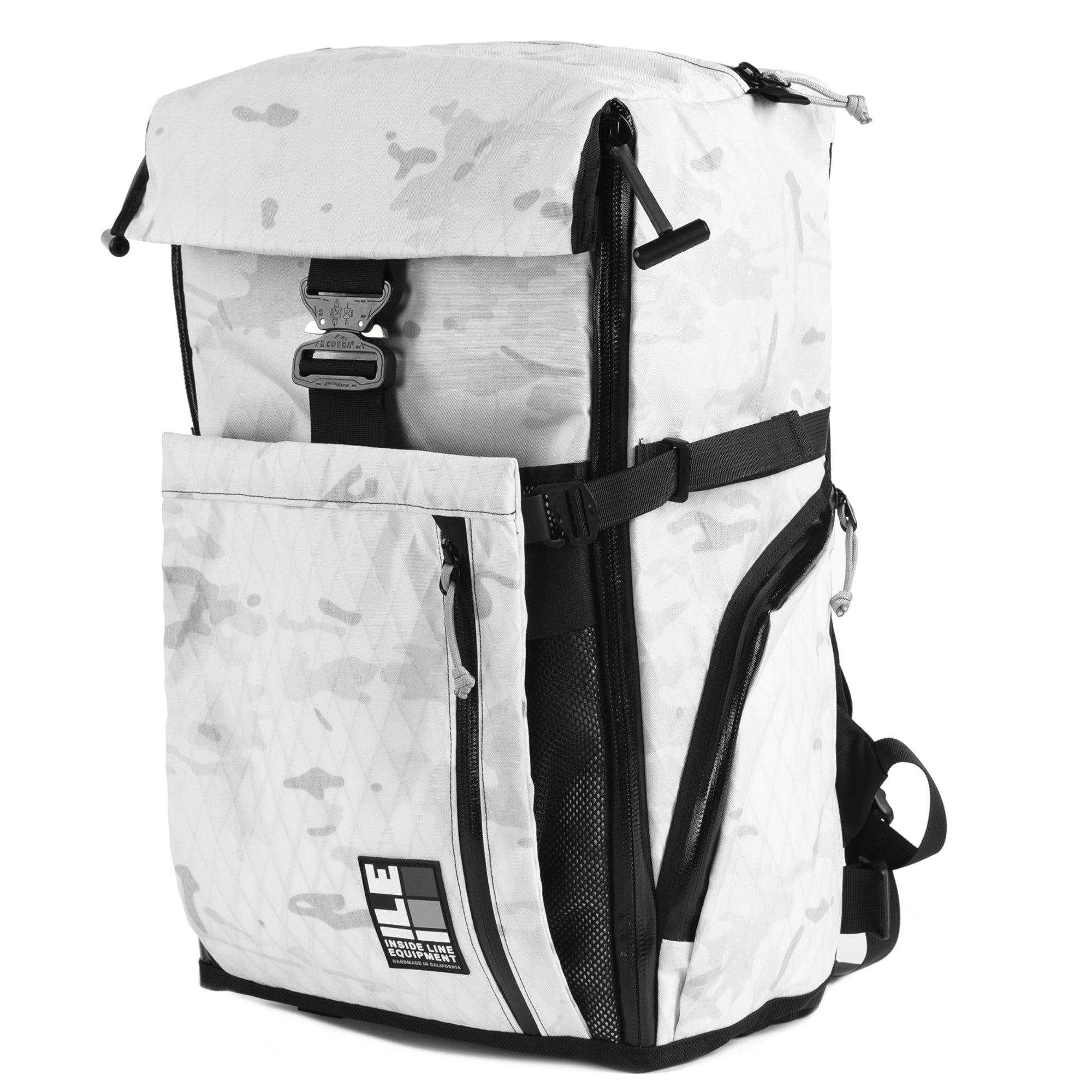 Travel Pack - 40L - Handmade Backpack - Front Panel Loader - Cary-on Bag - Travel Backpack - Water Resistant - XPac Sailcloth - Made in USA - Lifetime Warranty - travel backpack - carry-on backpack - water-resistant backpack - durable travel backpack - laptop travel backpack - weatherproof carry-on - everyday carry backpack (EDC) - waterproof zippers - backpack with laptop sleeve - expandable travel backpack