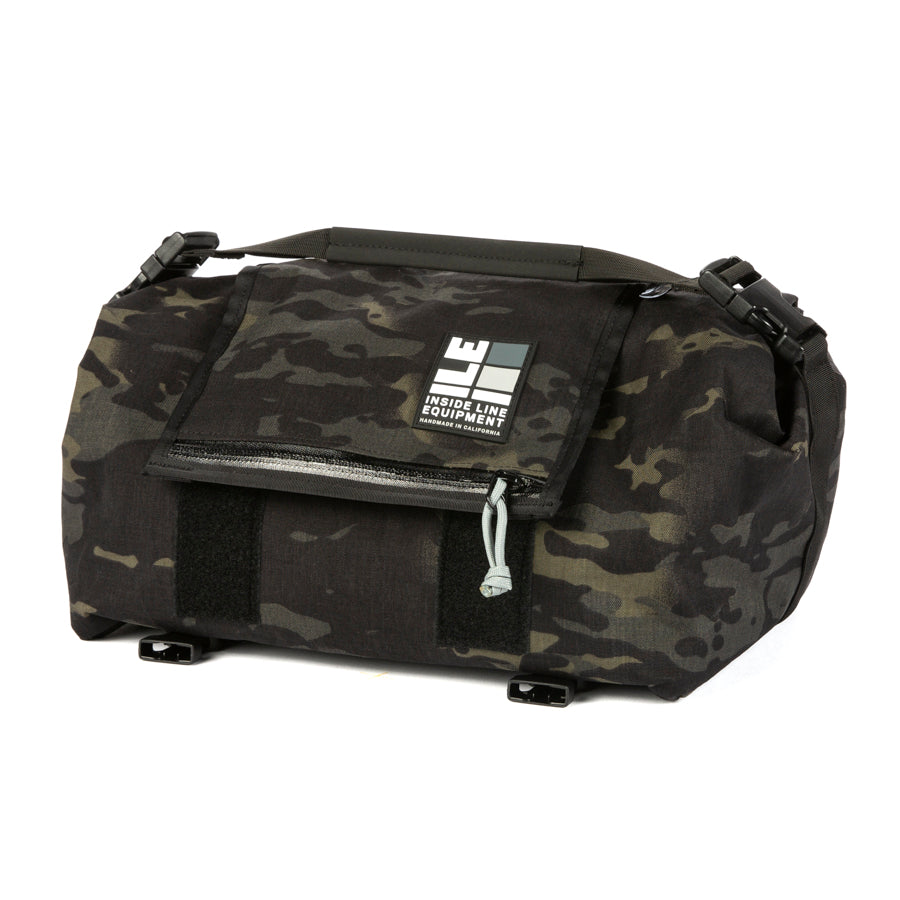 Porteur Rackbag - Waterproof Bike Bag - X-Pac Sailcloth & Cordura - Front Rack Bicycle Bag - 42L Capacity - Handmade in USA